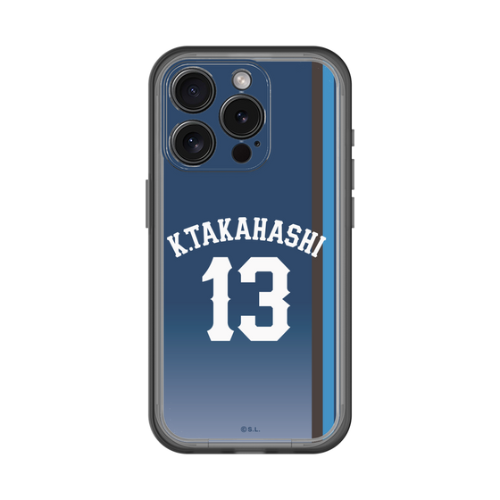 スリムプロテクションプレミアムケース［ 埼玉西武ライオンズ- #13 TAKAHASHI - ビジター ］