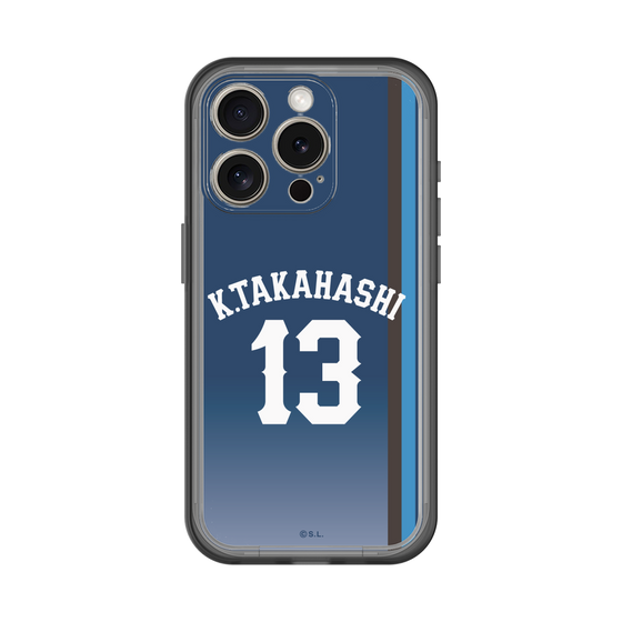 スリムプロテクションプレミアムケース［ 埼玉西武ライオンズ- #13 TAKAHASHI - ビジター ］