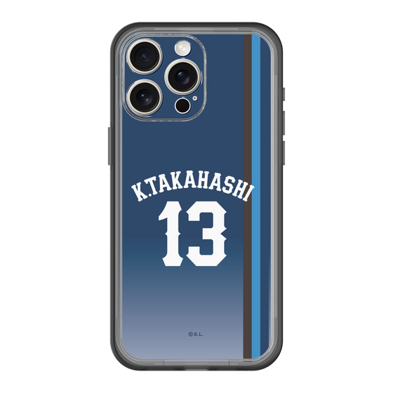 スリムプロテクションプレミアムケース［ 埼玉西武ライオンズ- #13 TAKAHASHI - ビジター ］