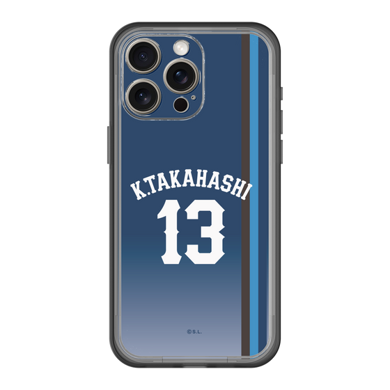 スリムプロテクションプレミアムケース［ 埼玉西武ライオンズ- #13 TAKAHASHI - ビジター ］