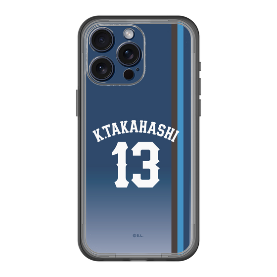 スリムプロテクションプレミアムケース［ 埼玉西武ライオンズ- #13 TAKAHASHI - ビジター ］