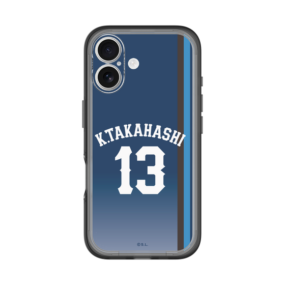 スリムプロテクションプレミアムケース［ 埼玉西武ライオンズ- #13 TAKAHASHI - ビジター ］