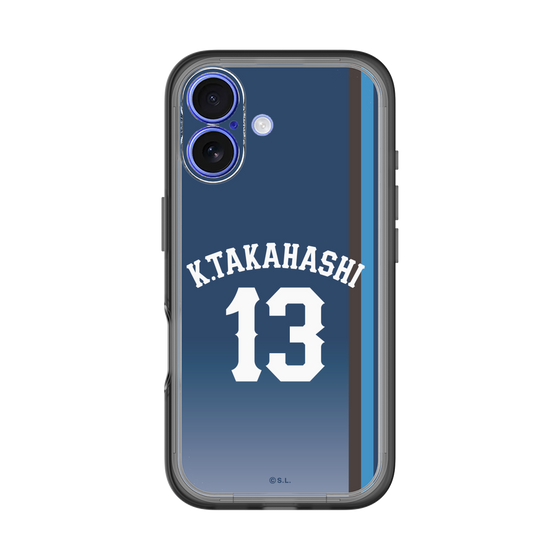 スリムプロテクションプレミアムケース［ 埼玉西武ライオンズ- #13 TAKAHASHI - ビジター ］