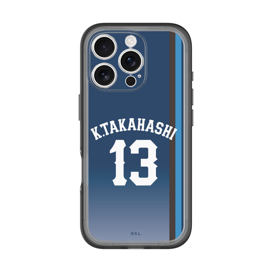 スリムプロテクションプレミアムケース［ 埼玉西武ライオンズ- #13 TAKAHASHI - ビジター ］