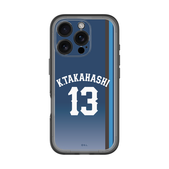 スリムプロテクションプレミアムケース［ 埼玉西武ライオンズ- #13 TAKAHASHI - ビジター ］