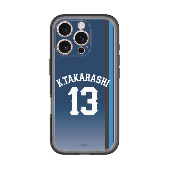 スリムプロテクションプレミアムケース［ 埼玉西武ライオンズ- #13 TAKAHASHI - ビジター ］
