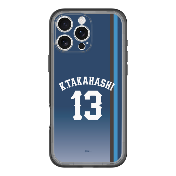 スリムプロテクションプレミアムケース［ 埼玉西武ライオンズ- #13 TAKAHASHI - ビジター ］