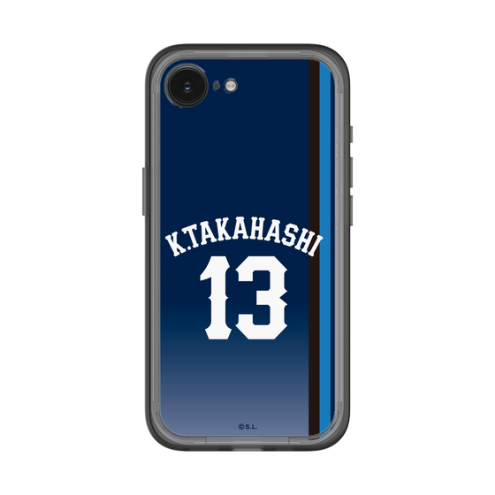 スリムプロテクションプレミアムケース［ 埼玉西武ライオンズ- #13 TAKAHASHI - ビジター ］