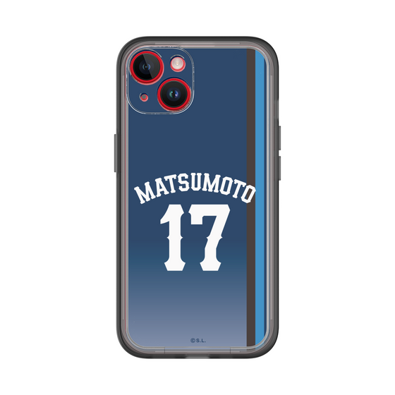 スリムプロテクションプレミアムケース［ 埼玉西武ライオンズ- #17 MATSUMOTO - ビジター ］