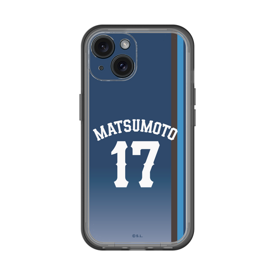 スリムプロテクションプレミアムケース［ 埼玉西武ライオンズ- #17 MATSUMOTO - ビジター ］