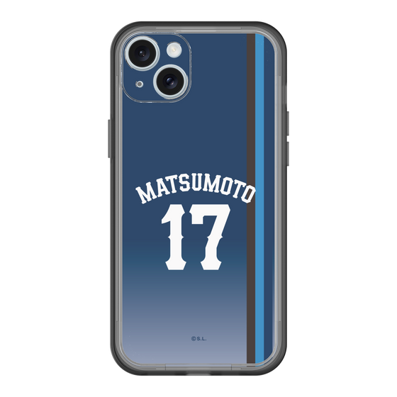 スリムプロテクションプレミアムケース［ 埼玉西武ライオンズ- #17 MATSUMOTO - ビジター ］