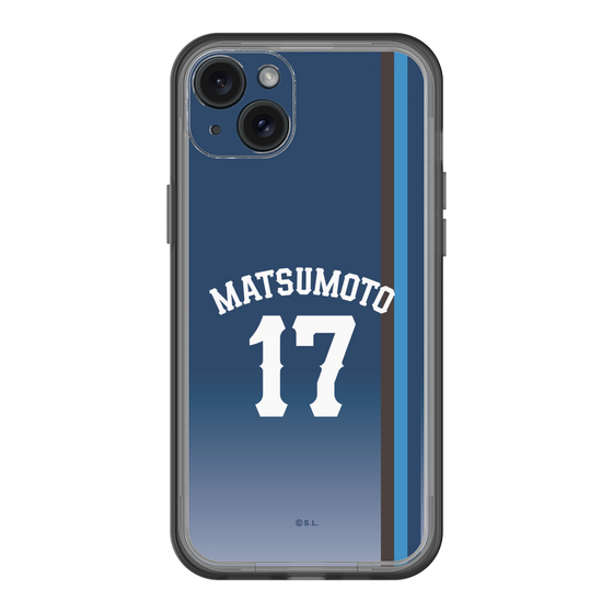 スリムプロテクションプレミアムケース［ 埼玉西武ライオンズ- #17 MATSUMOTO - ビジター ］