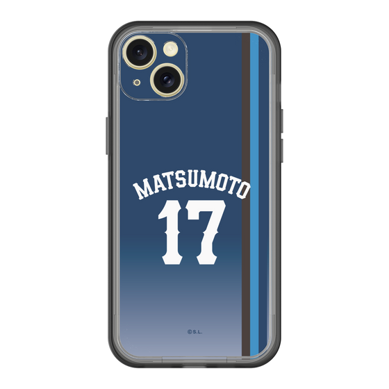 スリムプロテクションプレミアムケース［ 埼玉西武ライオンズ- #17 MATSUMOTO - ビジター ］