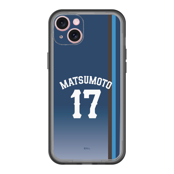 スリムプロテクションプレミアムケース［ 埼玉西武ライオンズ- #17 MATSUMOTO - ビジター ］