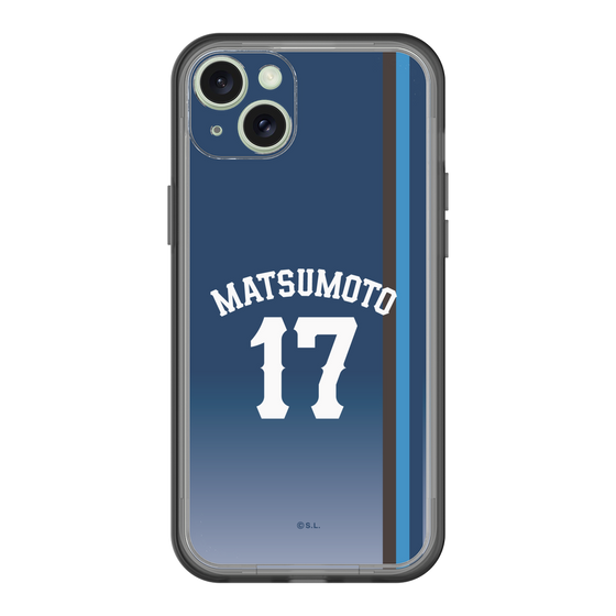 スリムプロテクションプレミアムケース［ 埼玉西武ライオンズ- #17 MATSUMOTO - ビジター ］