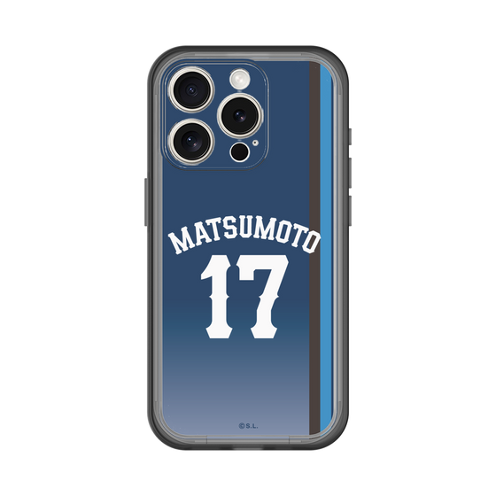 スリムプロテクションプレミアムケース［ 埼玉西武ライオンズ- #17 MATSUMOTO - ビジター ］