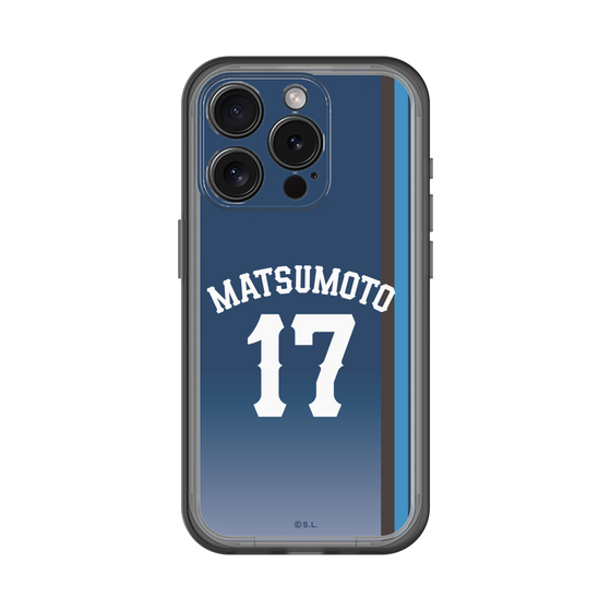スリムプロテクションプレミアムケース［ 埼玉西武ライオンズ- #17 MATSUMOTO - ビジター ］