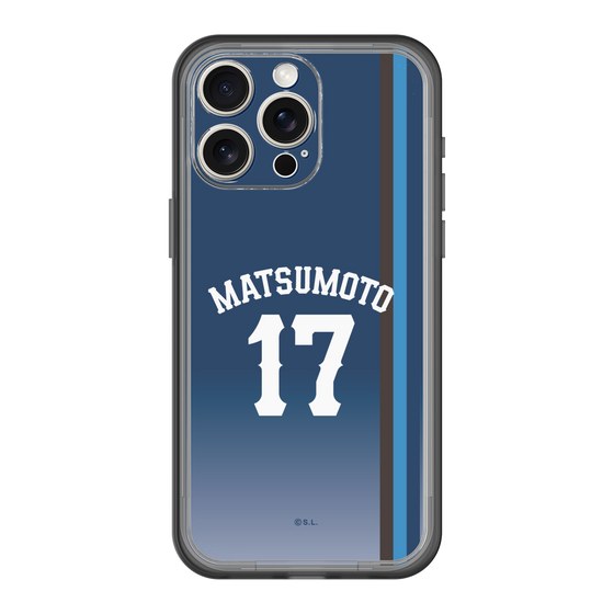 スリムプロテクションプレミアムケース［ 埼玉西武ライオンズ- #17 MATSUMOTO - ビジター ］