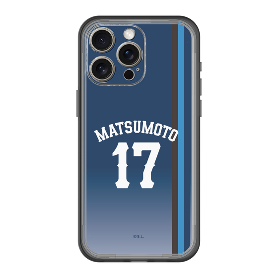 スリムプロテクションプレミアムケース［ 埼玉西武ライオンズ- #17 MATSUMOTO - ビジター ］