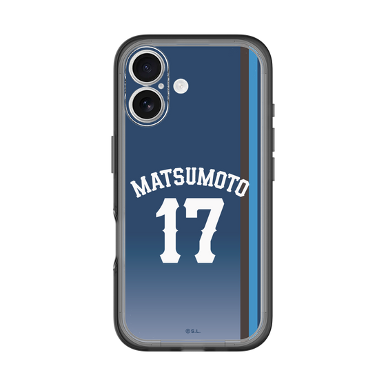 スリムプロテクションプレミアムケース［ 埼玉西武ライオンズ- #17 MATSUMOTO - ビジター ］