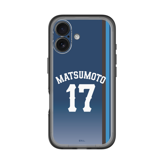 スリムプロテクションプレミアムケース［ 埼玉西武ライオンズ- #17 MATSUMOTO - ビジター ］
