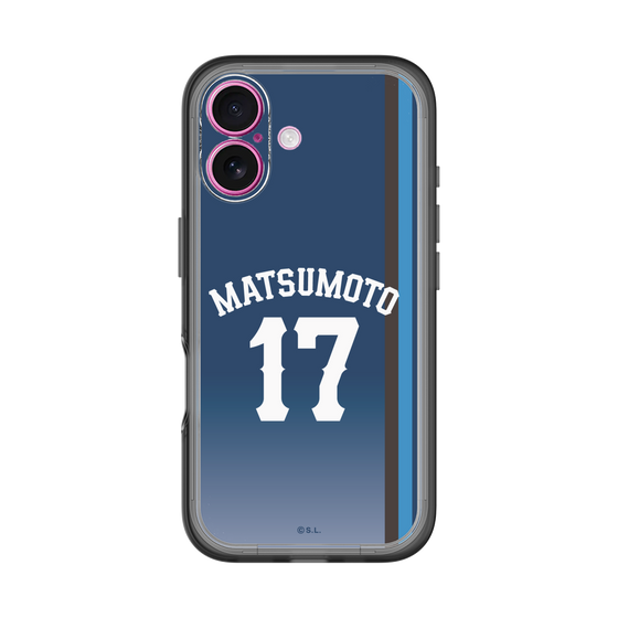 スリムプロテクションプレミアムケース［ 埼玉西武ライオンズ- #17 MATSUMOTO - ビジター ］