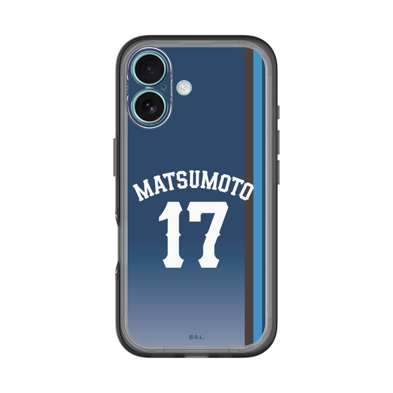 スリムプロテクションプレミアムケース［ 埼玉西武ライオンズ- #17 MATSUMOTO - ビジター ］