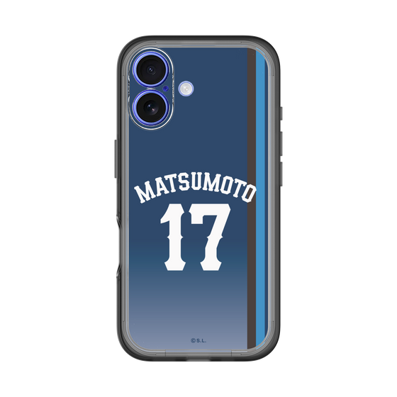 スリムプロテクションプレミアムケース［ 埼玉西武ライオンズ- #17 MATSUMOTO - ビジター ］