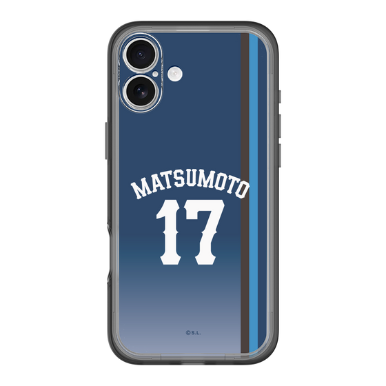 スリムプロテクションプレミアムケース［ 埼玉西武ライオンズ- #17 MATSUMOTO - ビジター ］
