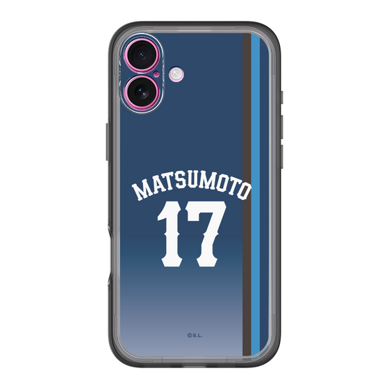 スリムプロテクションプレミアムケース［ 埼玉西武ライオンズ- #17 MATSUMOTO - ビジター ］
