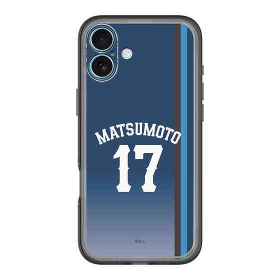 スリムプロテクションプレミアムケース［ 埼玉西武ライオンズ- #17 MATSUMOTO - ビジター ］