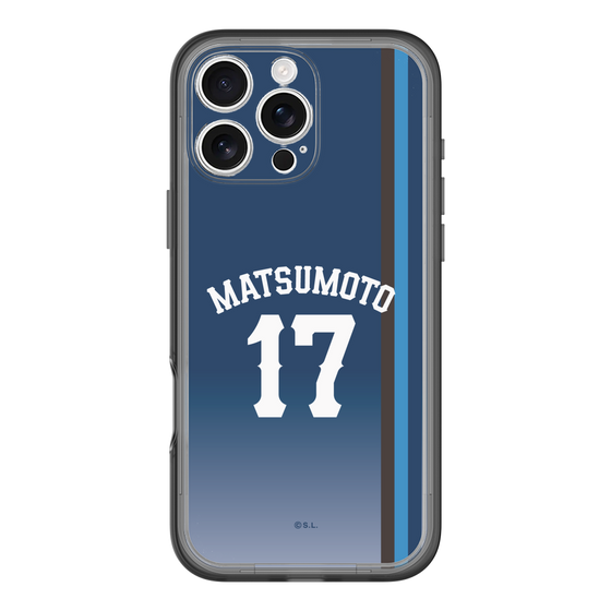 スリムプロテクションプレミアムケース［ 埼玉西武ライオンズ- #17 MATSUMOTO - ビジター ］