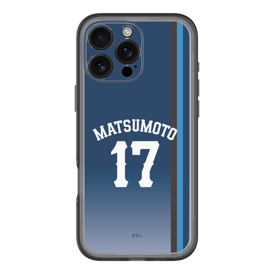 スリムプロテクションプレミアムケース［ 埼玉西武ライオンズ- #17 MATSUMOTO - ビジター ］