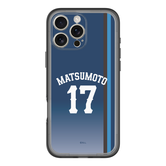 スリムプロテクションプレミアムケース［ 埼玉西武ライオンズ- #17 MATSUMOTO - ビジター ］