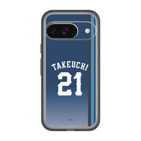 スリムプロテクションプレミアムケース［ 埼玉西武ライオンズ- #21 TAKEUCHI - ビジター ］