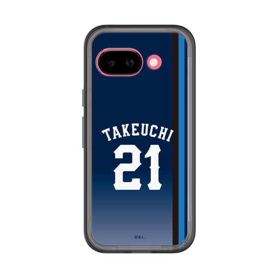 スリムプロテクションプレミアムケース［ 埼玉西武ライオンズ- #21 TAKEUCHI - ビジター ］