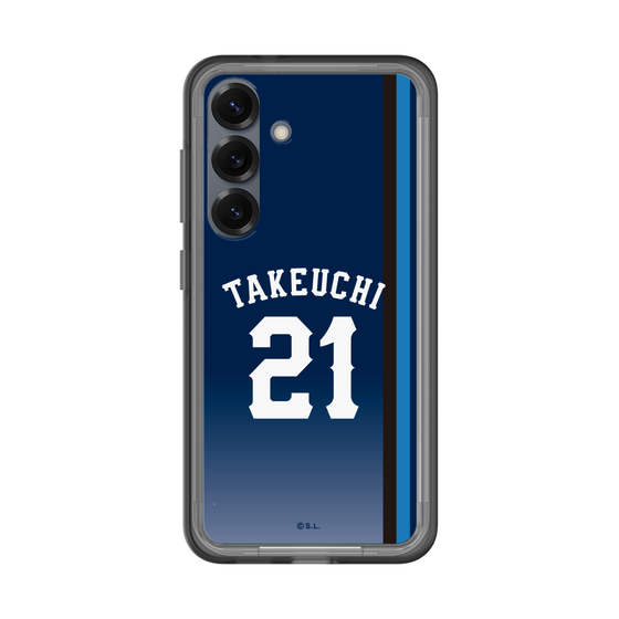 スリムプロテクションプレミアムケース［ 埼玉西武ライオンズ- #21 TAKEUCHI - ビジター ］