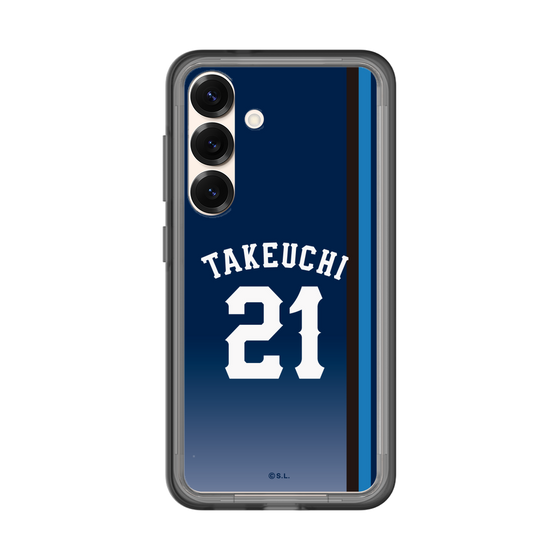 スリムプロテクションプレミアムケース［ 埼玉西武ライオンズ- #21 TAKEUCHI - ビジター ］