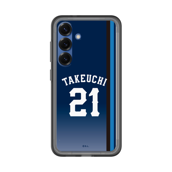 スリムプロテクションプレミアムケース［ 埼玉西武ライオンズ- #21 TAKEUCHI - ビジター ］