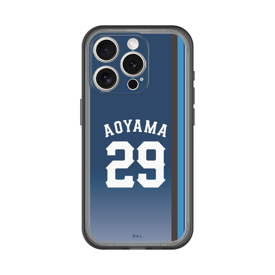 スリムプロテクションプレミアムケース［ 埼玉西武ライオンズ- #29 AOYAMA - ビジター ］