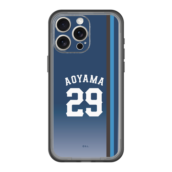 スリムプロテクションプレミアムケース［ 埼玉西武ライオンズ- #29 AOYAMA - ビジター ］