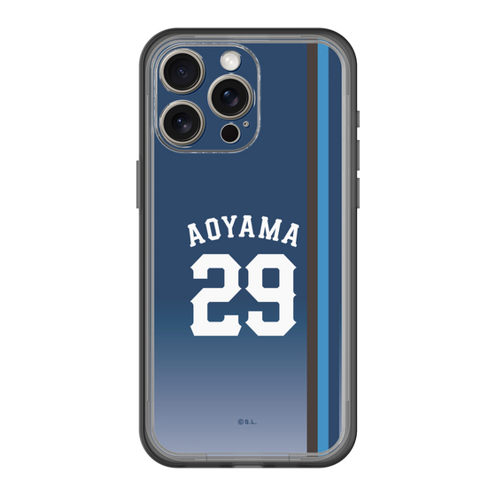 スリムプロテクションプレミアムケース［ 埼玉西武ライオンズ- #29 AOYAMA - ビジター ］