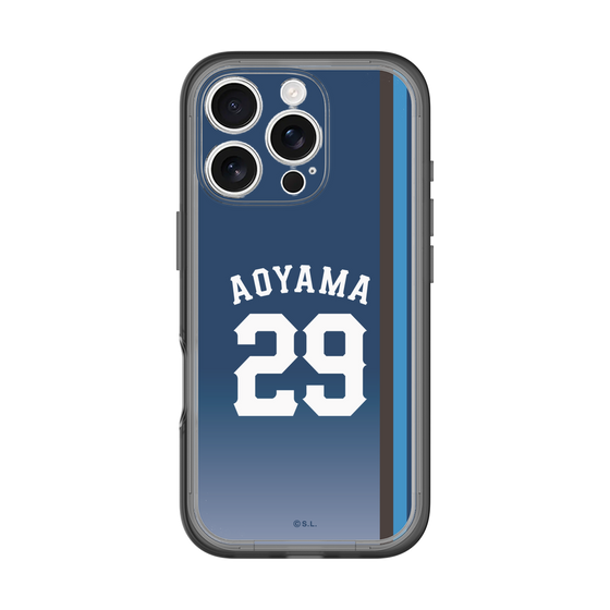 スリムプロテクションプレミアムケース［ 埼玉西武ライオンズ- #29 AOYAMA - ビジター ］