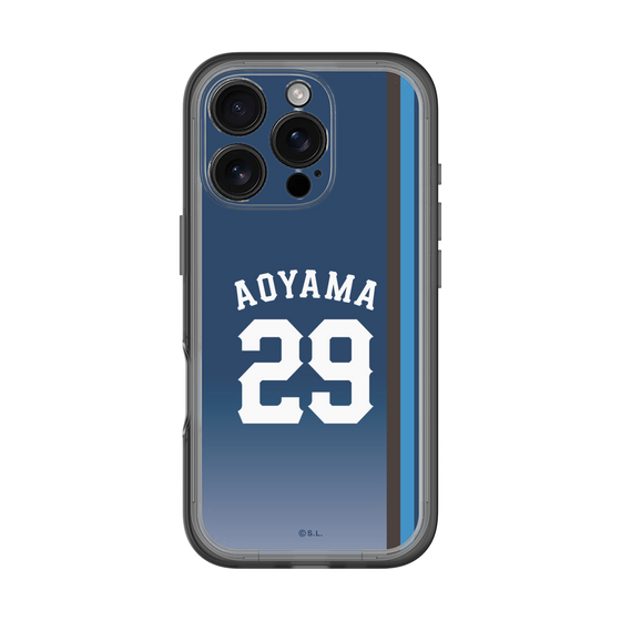 スリムプロテクションプレミアムケース［ 埼玉西武ライオンズ- #29 AOYAMA - ビジター ］