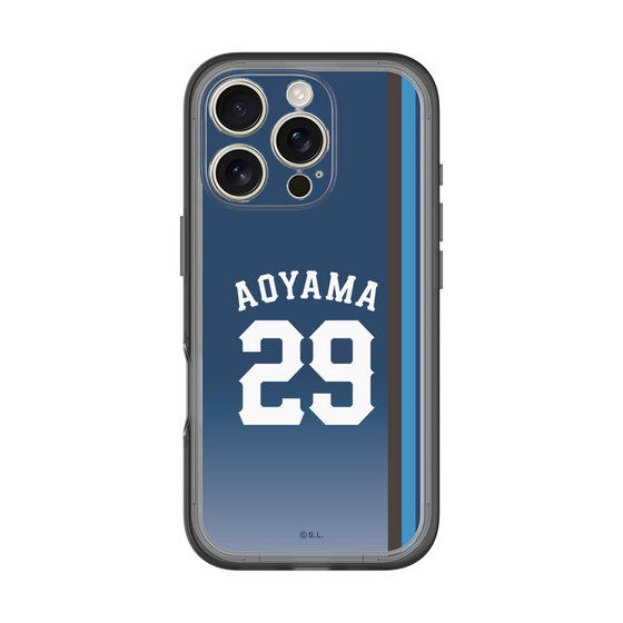 スリムプロテクションプレミアムケース［ 埼玉西武ライオンズ- #29 AOYAMA - ビジター ］