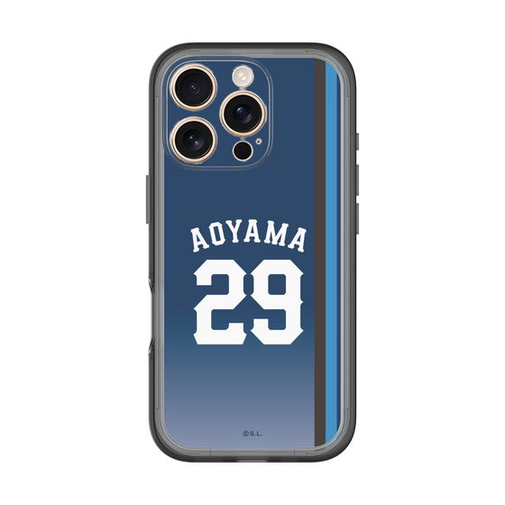 スリムプロテクションプレミアムケース［ 埼玉西武ライオンズ- #29 AOYAMA - ビジター ］