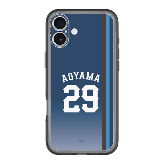 スリムプロテクションプレミアムケース［ 埼玉西武ライオンズ- #29 AOYAMA - ビジター ］