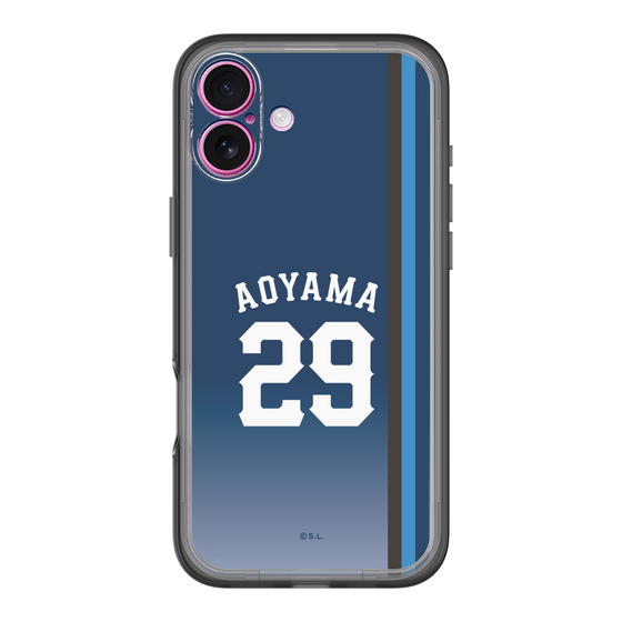 スリムプロテクションプレミアムケース［ 埼玉西武ライオンズ- #29 AOYAMA - ビジター ］