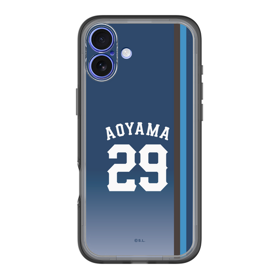 スリムプロテクションプレミアムケース［ 埼玉西武ライオンズ- #29 AOYAMA - ビジター ］