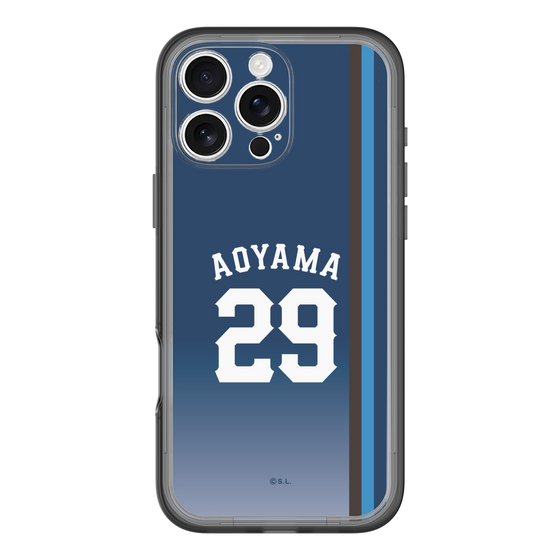 スリムプロテクションプレミアムケース［ 埼玉西武ライオンズ- #29 AOYAMA - ビジター ］
